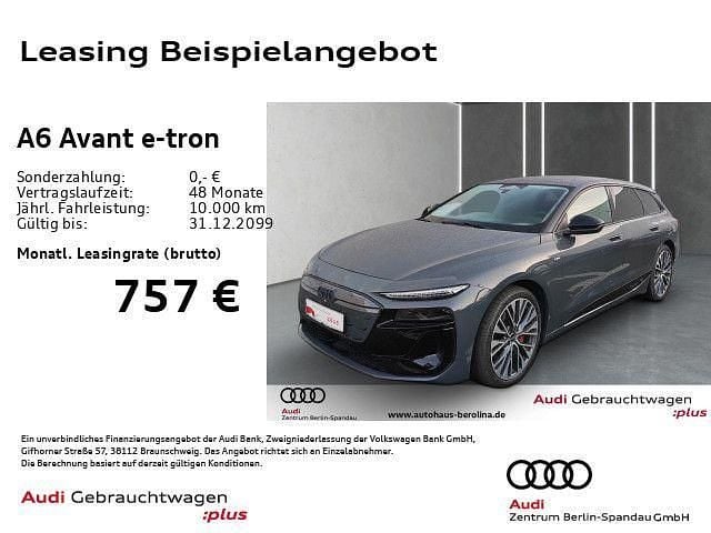 Grau Gebraucht 2025 Audi A6 e-tron S-Line Kombi | 64.949 € (Superpreis) - Bild 1/4
