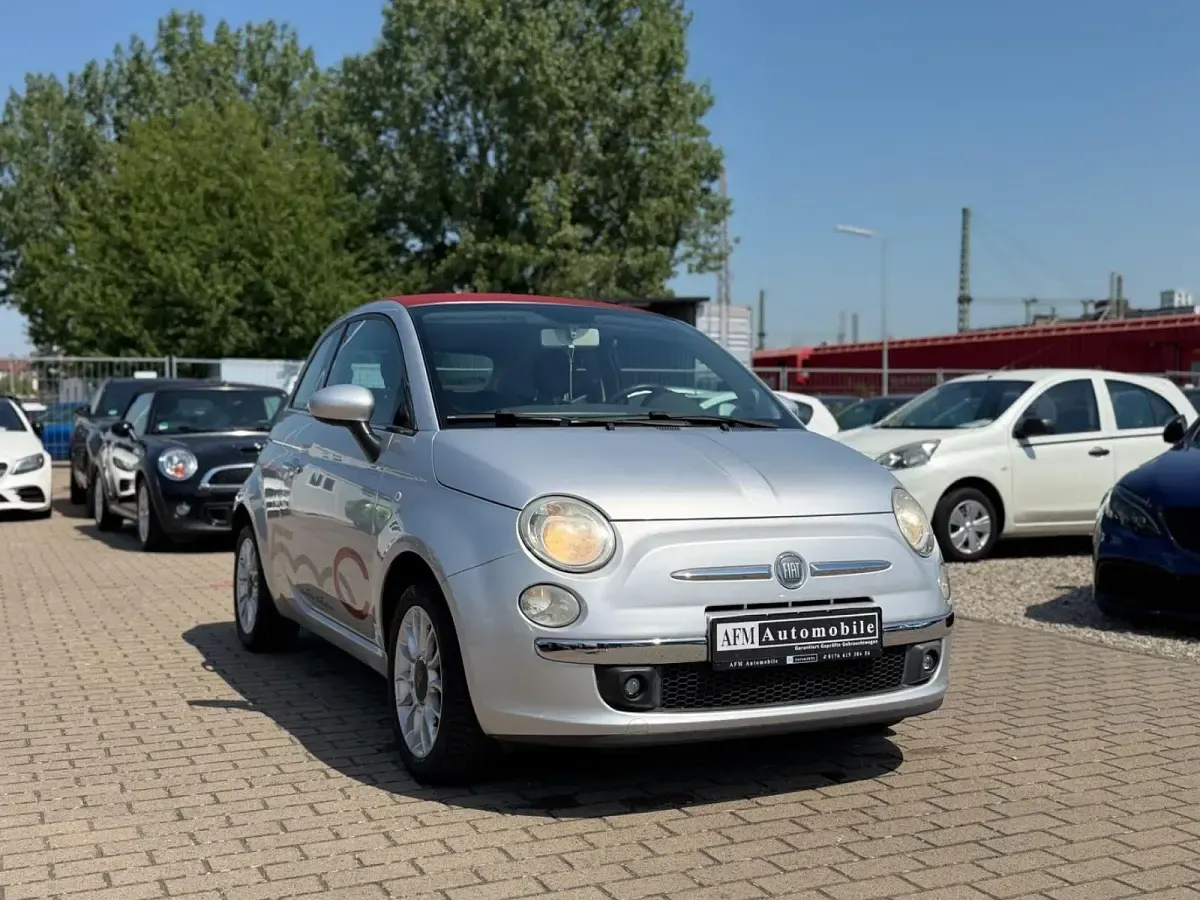 Gebraucht Fiat 500C Lounge 101 PS (74 kW) 2009 Silber Cabrio