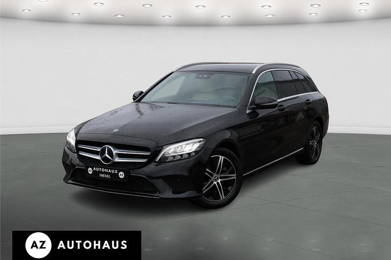 Schwarz Gebraucht 2020 Mercedes C180 Avantgarde Kombi | 17.499 € (Superpreis) - Bild 1/4
