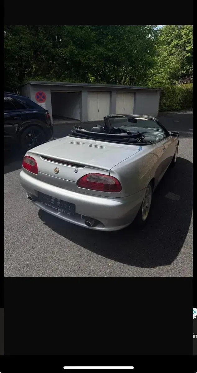Gebraucht MG F 120 PS (88 kW) 1999 Silber Cabrio