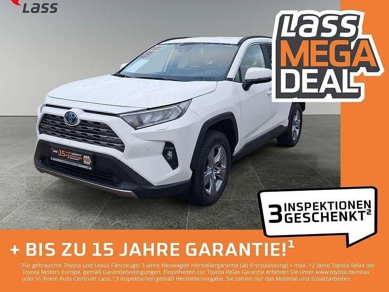 Weiß Gebraucht 2024 Toyota RAV4 Hybrid Business Edition SUV | 35.980 € (Superpreis) - Bild 1/4
