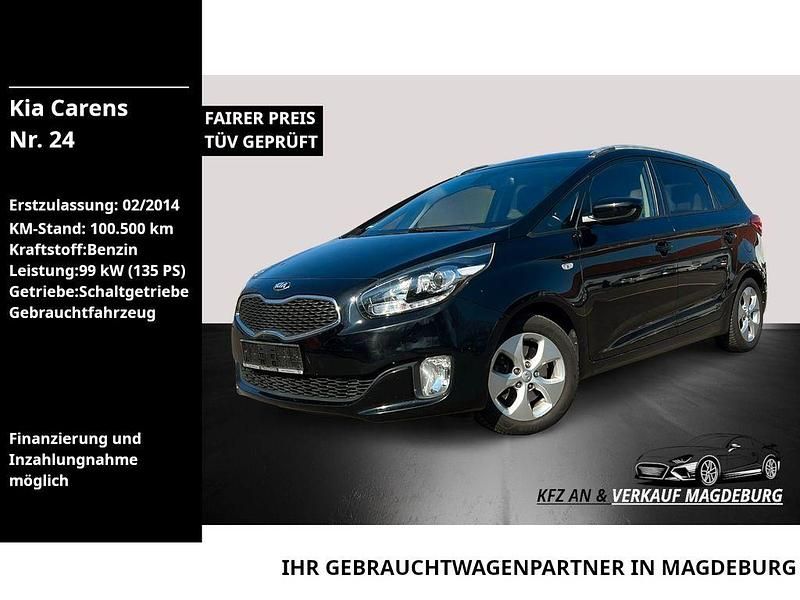 Schwarz Gebraucht 2014 Kia Carens Vision Van / Kleinbus | 9.900 € (Fairer Preis) - Bild 1/4