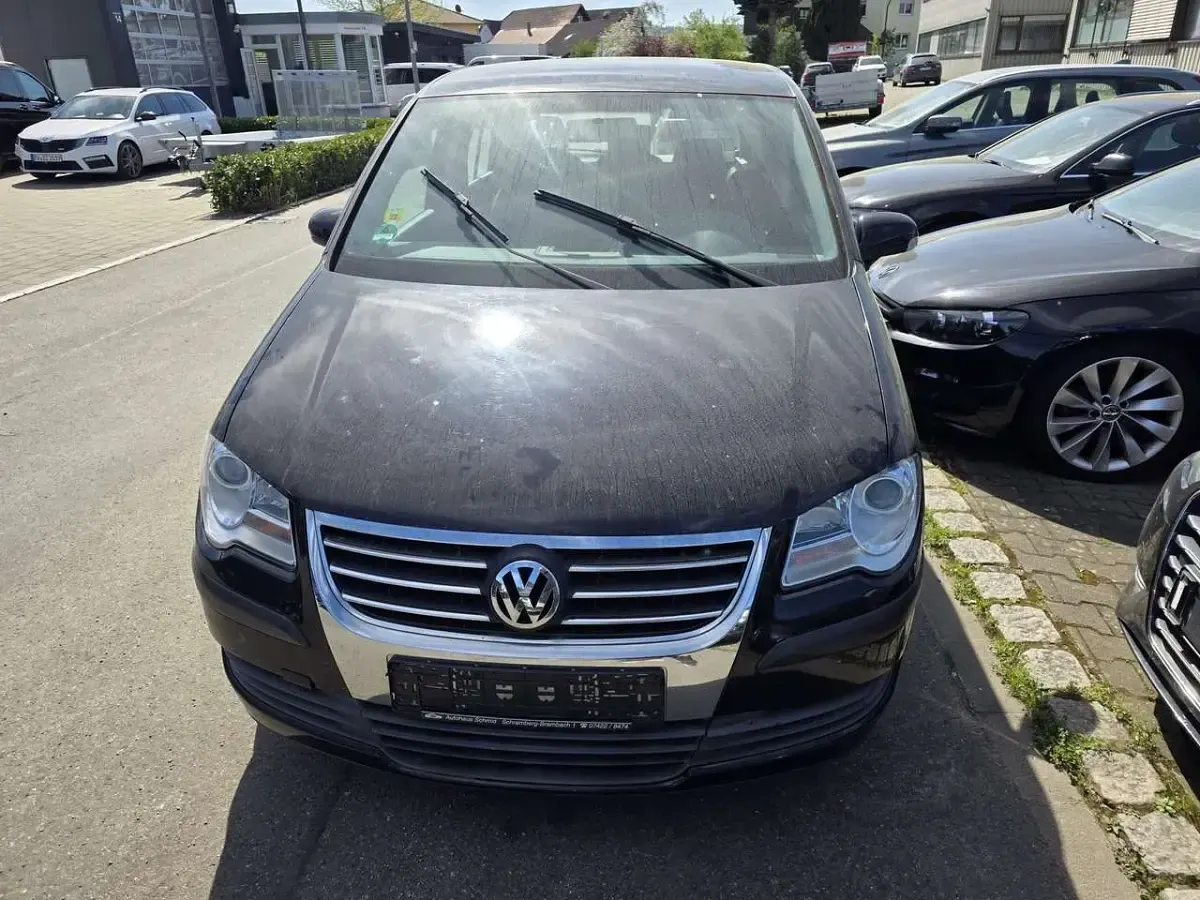 Gebraucht VW Touran Conceptline 102 PS (75 kW) 2007 Deep black perleffekt Van / Kleinbus