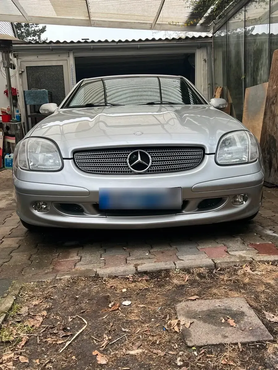 Gebraucht Mercedes SLK200 163 PS (119 kW) 2001 Silber Cabrio
