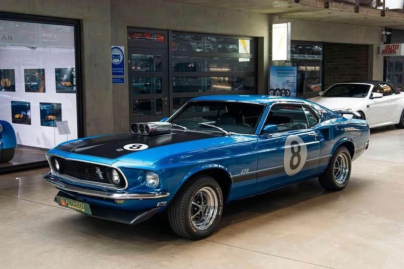 Acapulco blue Gebraucht 1969 Ford Mustang S Coupé | 139.000 € - Bild 1/4