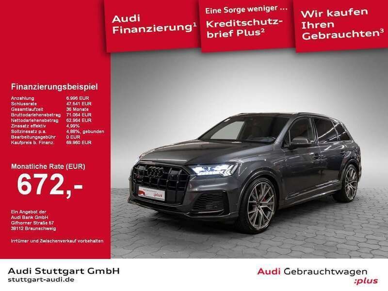 Grau Gebraucht 2022 Audi SQ7 Competition SUV | 77.840 € (Teuer) - Bild 1/2