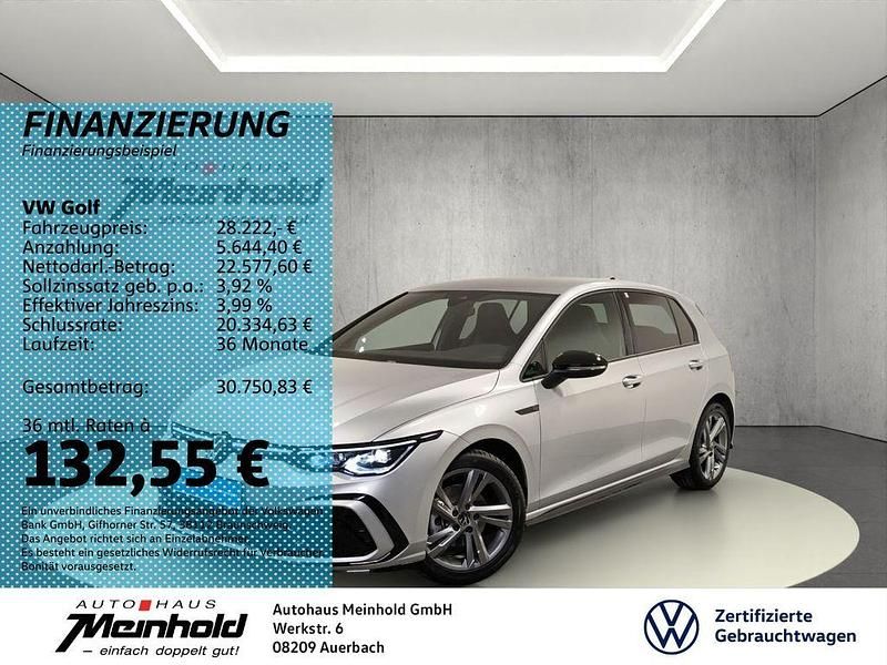 Silber Gebraucht 2024 VW Golf VIII R-line Limousine | 28.222 € (Guter Preis) - Bild 1/4