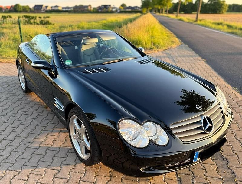 Schwarz Gebraucht 2004 Mercedes SL500 Cabrio | 22.444 € (Guter Preis) - Bild 1/4