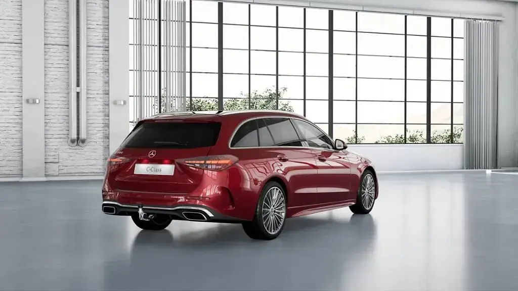 Gebraucht Mercedes C180 AMG 170 PS (125 kW) 2024 Rot Kombi