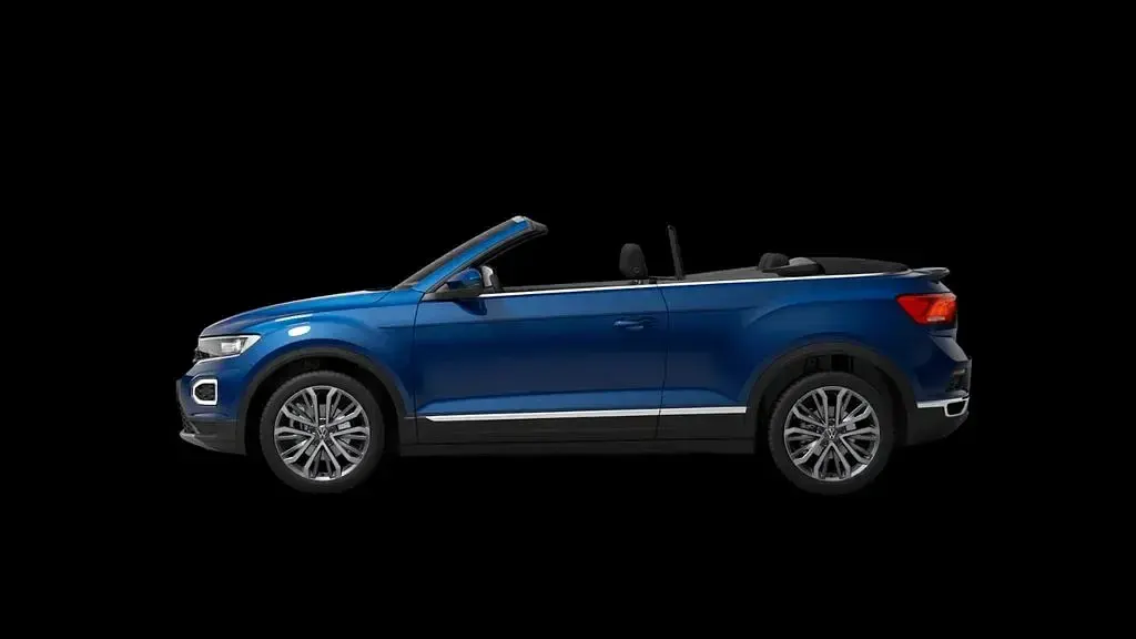 Gebraucht VW T-Roc Cabriolet Style 150 PS (110 kW) 2021 Blau Cabrio