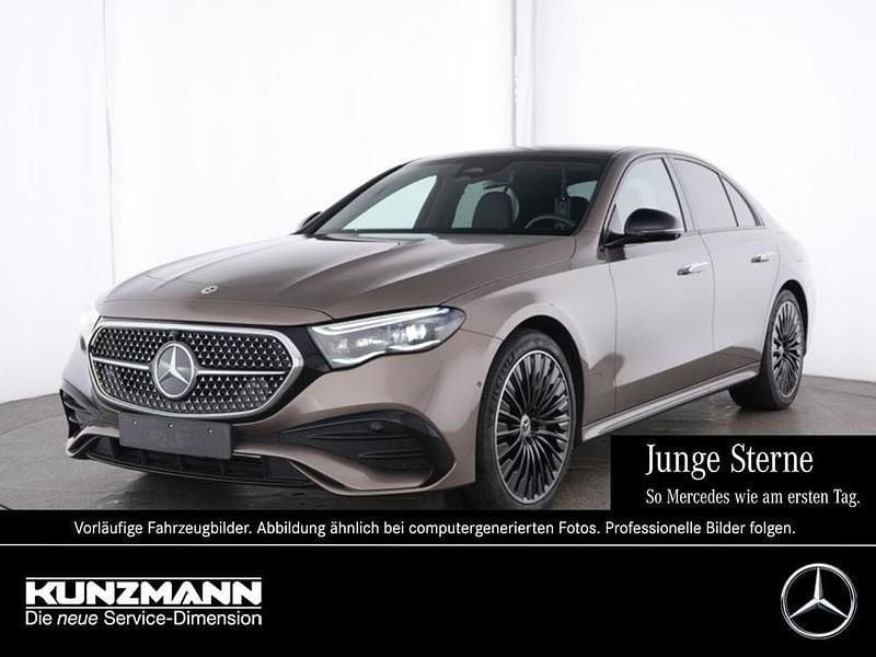 Samtbraun metallic Gebraucht 2024 Mercedes E400 AMG Limousine | 65.689 € (Superpreis) - Bild 1/4