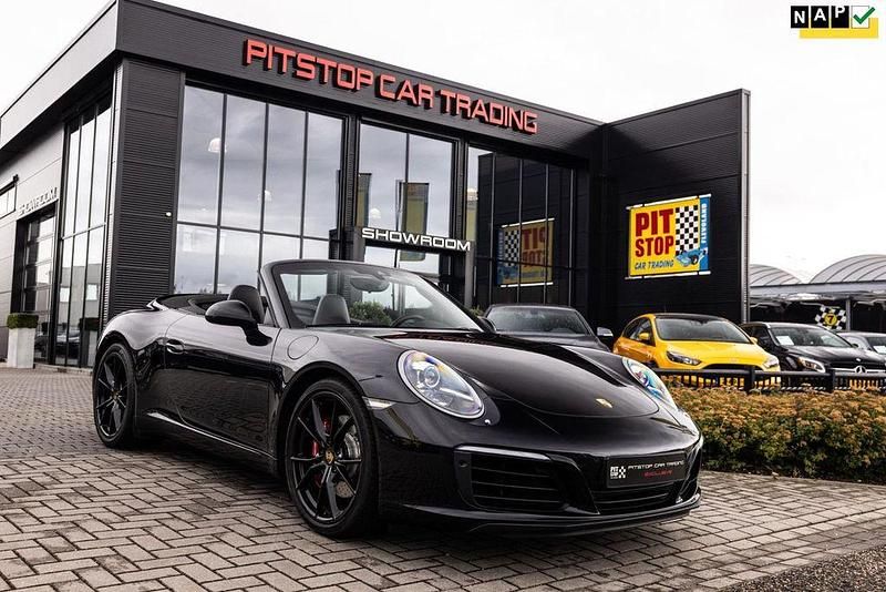 Schwarz Gebraucht 2016 Porsche 911 Carrera S Cabriolet Sport Cabrio | 102.500 € (Teuer) - Bild 1/3