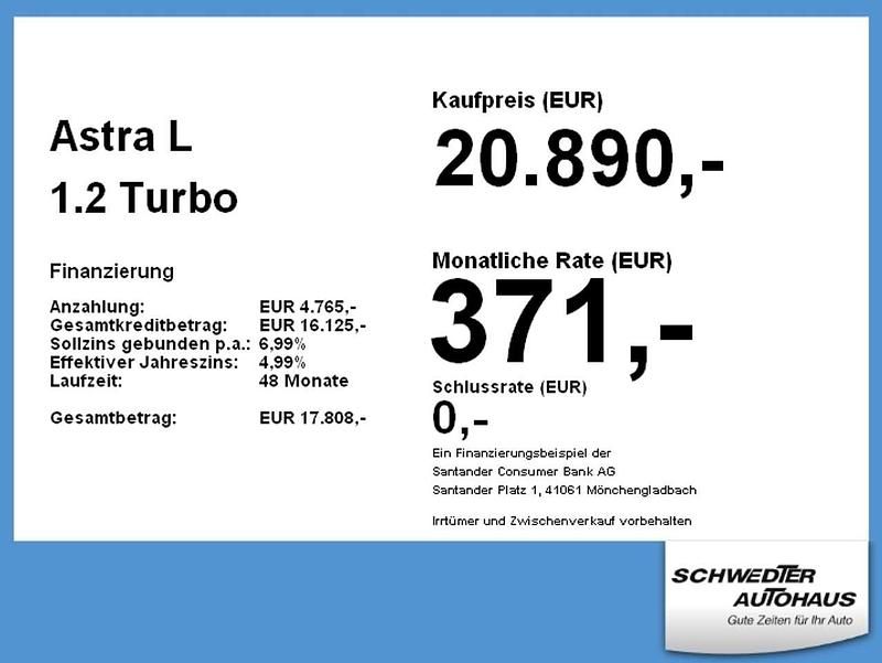 Gebraucht Opel Astra 131 PS (96 kW) 2024 Lack weiss banquise/typ aussen Limousine