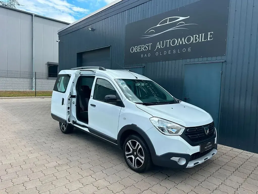 Gebraucht Dacia Dokker Stepway 116 PS (85 kW) 2018 Weiß Van / Kleinbus