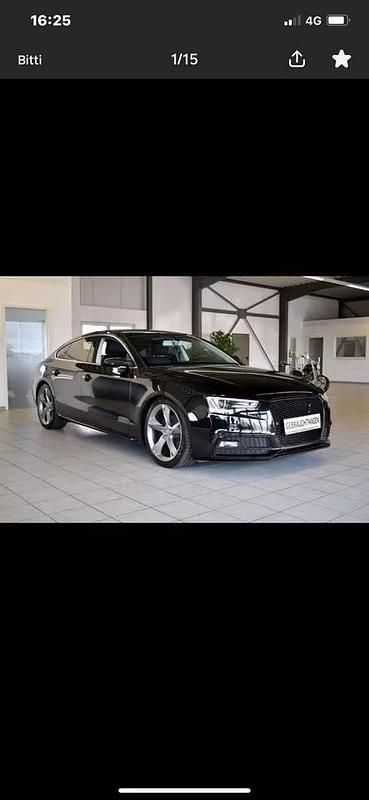 Schwarz Gebraucht 2015 Audi A5 Sportback Limousine | 14.000 € - Bild 1/4