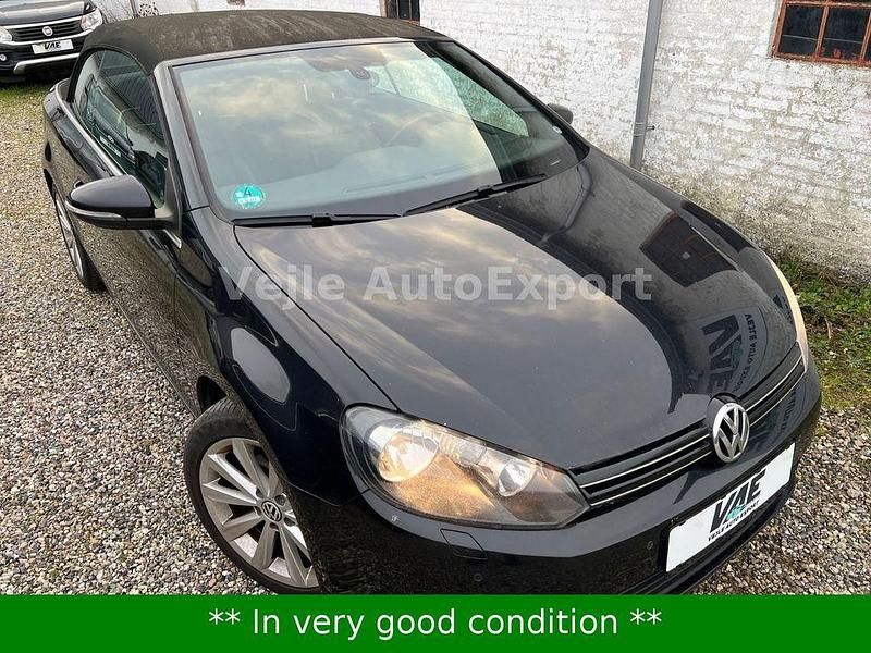 Schwarz Gebraucht 2012 VW Golf Cabriolet Cabrio | 7.699 € (Superpreis) - Bild 1/3