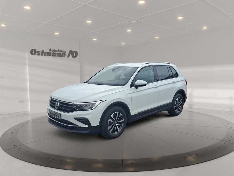 Pure white Gebraucht 2021 VW Tiguan United SUV | 28.770 € (Fairer Preis) - Bild 1/4