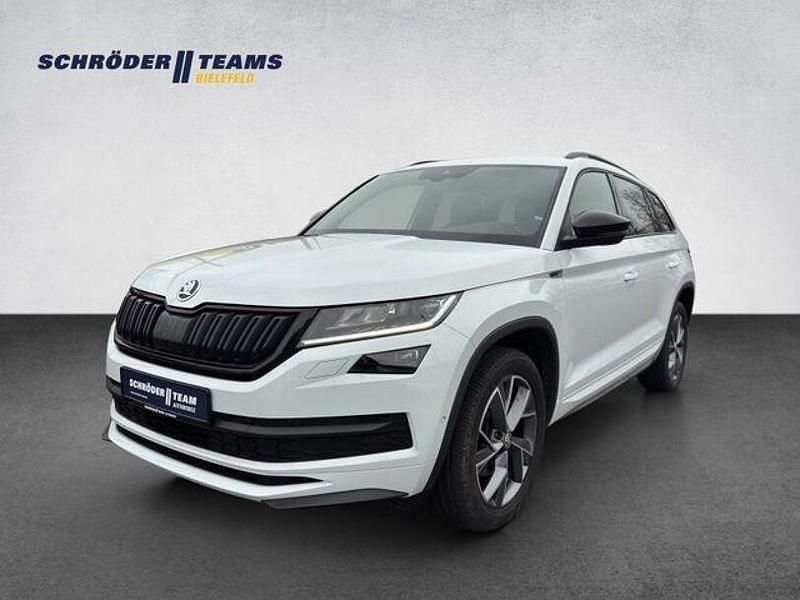 Moonweiss Gebraucht 2018 Skoda Kodiaq SportLine SUV | 25.990 € (Fairer Preis) - Bild 1/4