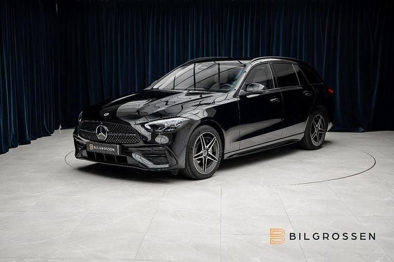 Schwarz Gebraucht 2023 Mercedes C300e AMG Limousine | 39.032 € (Superpreis) - Bild 1/4
