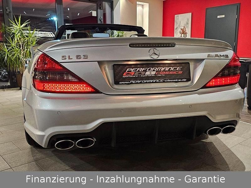 Gebraucht Mercedes SL63 AMG AMG 525 PS (386 kW) 2009 Silber Cabrio