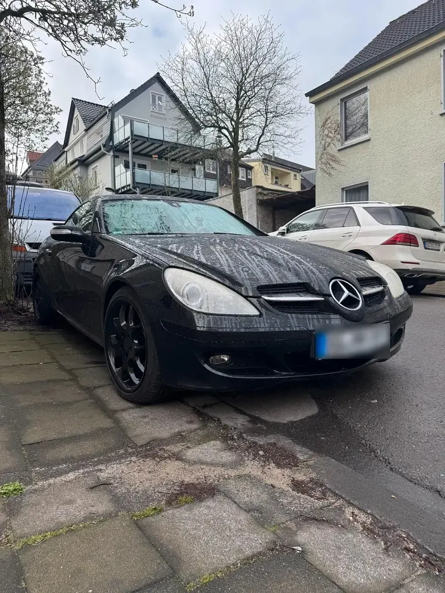 Gebraucht Mercedes SLK200 163 PS (119 kW) 2006 Schwarz Cabrio