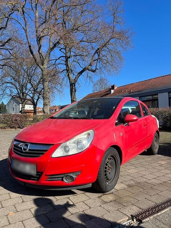 Gebraucht Opel Corsa 90 PS (66 kW) 2007 Rot Kleinwagen