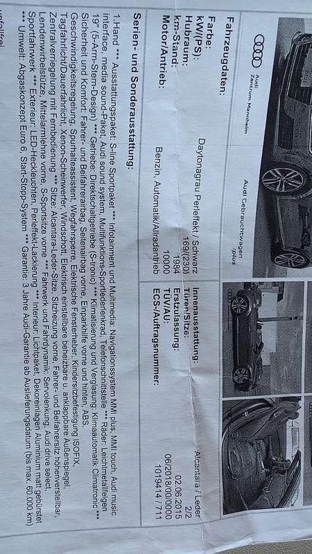 Second-hand Audi TT 230 CP (169 kW) 2015 Gri Coupe