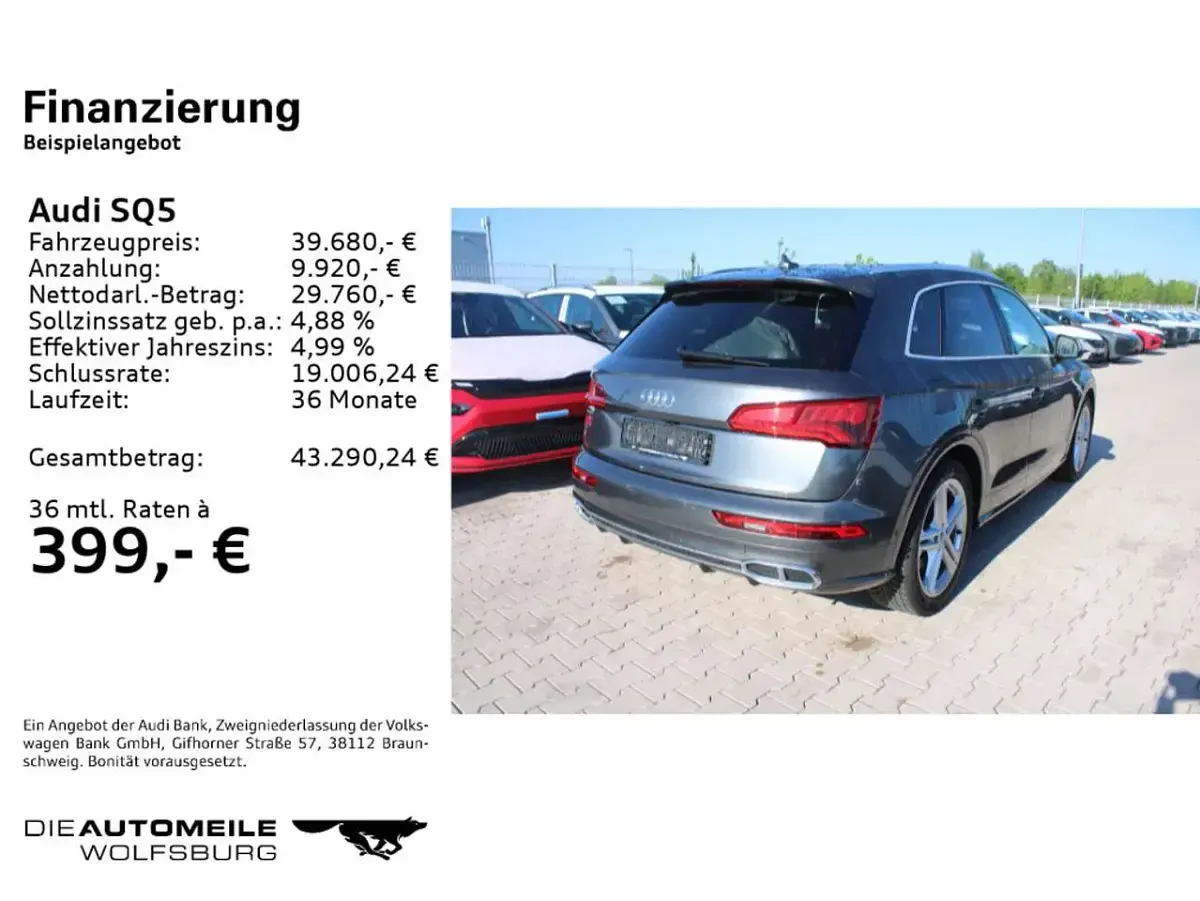 Brugt Audi SQ5 Ambiente 347 HK (255 kW) 2019 Grå SUV