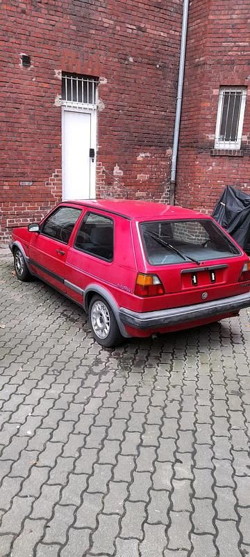Rot Gebraucht 1990 VW Golf II Kleinwagen | 1.500 € - Bild 1/4