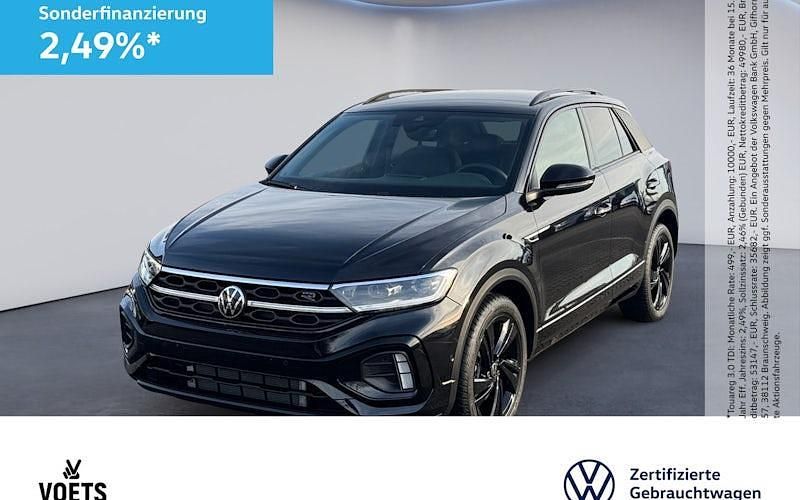 Schwarz Gebraucht 2025 VW T-Roc R-line SUV | 37.295 € (Superpreis) - Bild 1/4