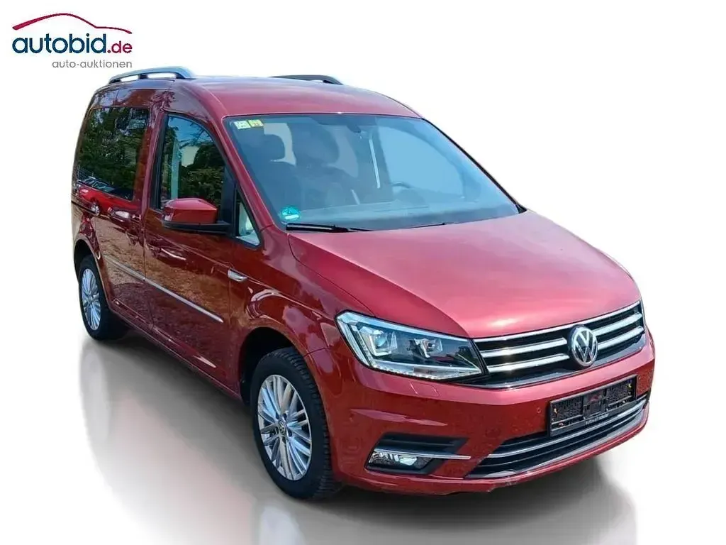 Gebraucht VW Caddy Highline 125 PS (91 kW) 2017 Fortanarot metallic Van / Kleinbus