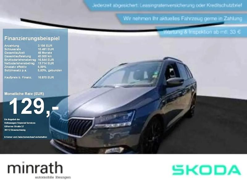 Grau Gebraucht 2021 Skoda Fabia Best of Kleinwagen | 16.719 € (Guter Preis) - Bild 1/4