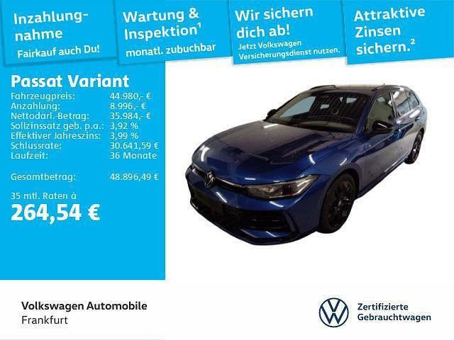 Reef blue metallic Gebraucht 2025 VW Passat R-line Kombi | 44.980 € (Fairer Preis) - Bild 1/4
