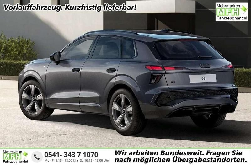 Neu Audi Q3 S-Line 150 PS (110 kW) 2025 Mythosschwarz metallic SUV