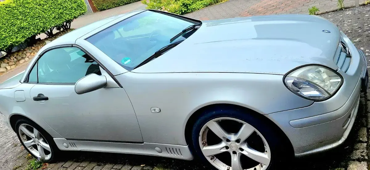 Gebraucht Mercedes SLK230 193 PS (141 kW) 1996 Silber Cabrio