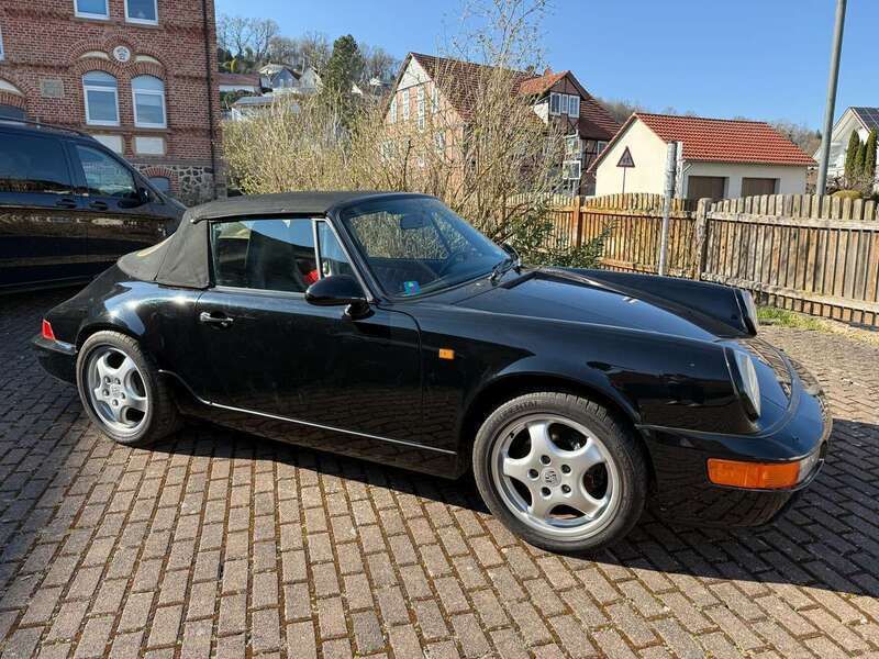 Schwarz Gebraucht 1991 Porsche 964 Cabrio | 57.200 € - Bild 1/4