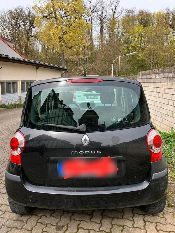 Gebraucht Renault Modus 90 PS (66 kW) 2006 Schwarz Van / Kleinbus