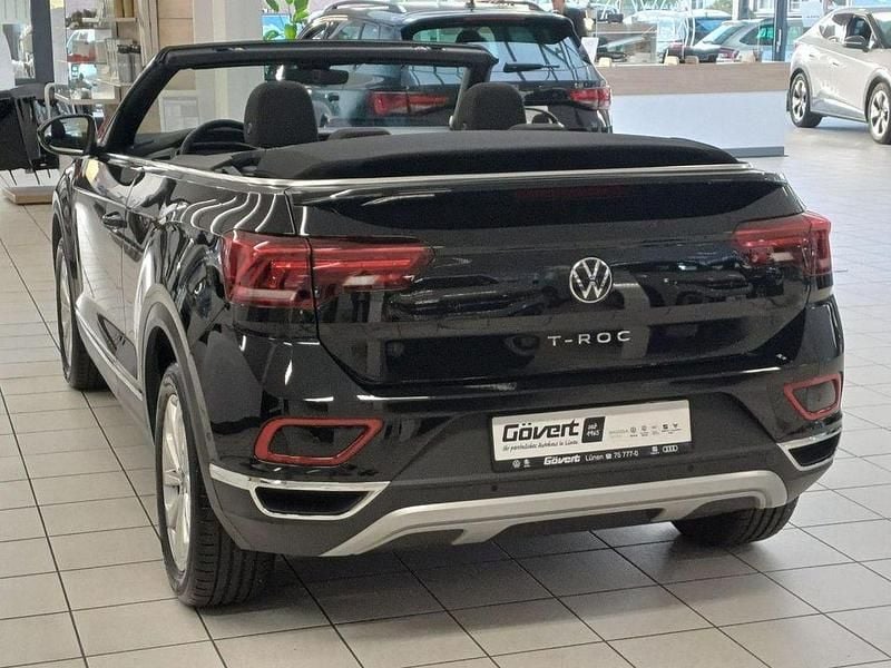 Gebraucht VW T-Roc Cabriolet Style 110 PS (80 kW) 2024 Schwarz Cabrio