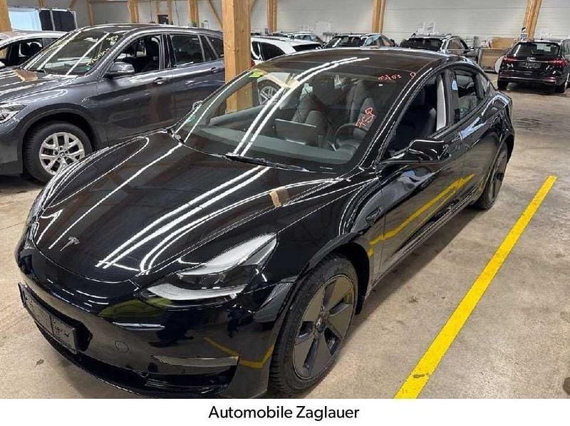 Schwarz Gebraucht 2022 Tesla Model 3 Long Range AWD Limousine | 28.990 € (Guter Preis) - Bild 1/4