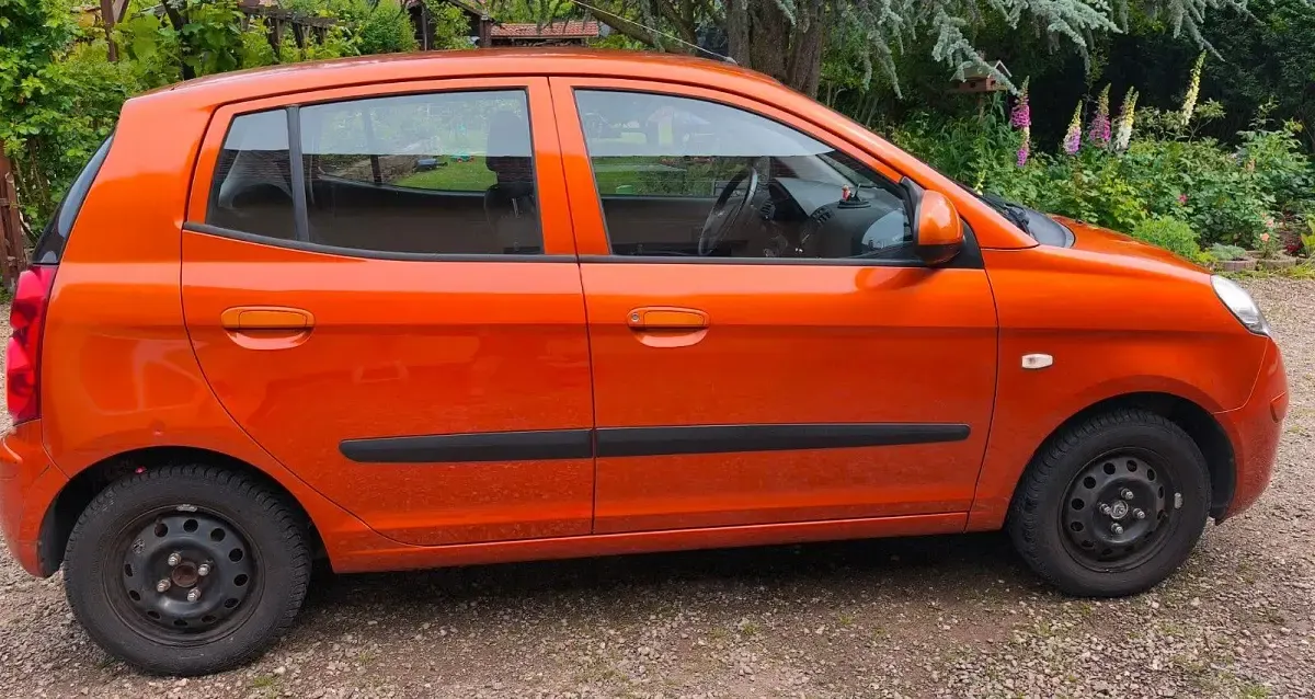 Gebraucht Kia Picanto 65 PS (47 kW) 2009 Orange Kleinwagen