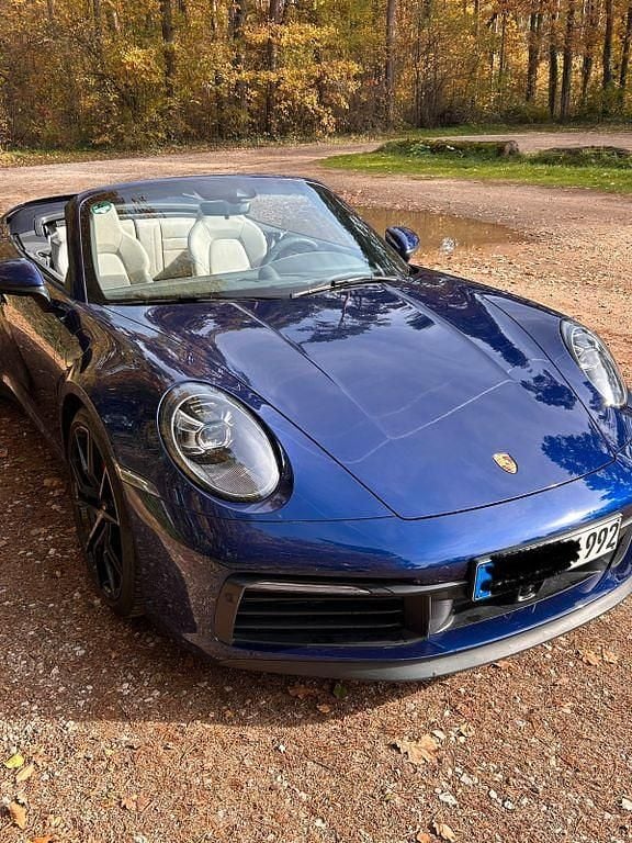 Blau Gebraucht 2019 Porsche 911 Carrera S Cabriolet Cabrio | 123.000 € (Etwas zu teuer) - Bild 1/4