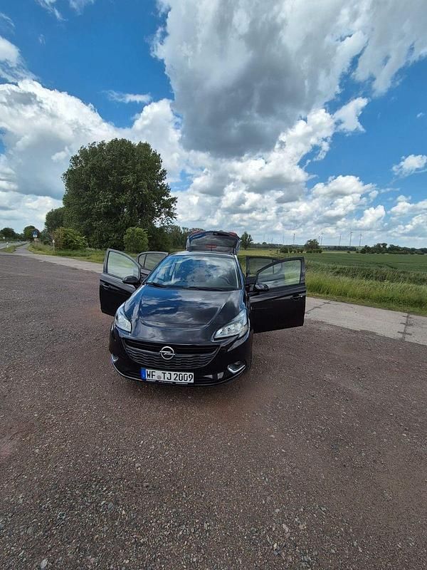 Schwarz Gebraucht 2016 Opel Corsa Color Edition Kleinwagen | 5.400 € (Guter Preis) - Bild 1/4