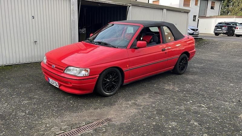 Rot Gebraucht 1992 Ford Escort Cabriolet Cabrio | 1.900 € - Bild 1/4