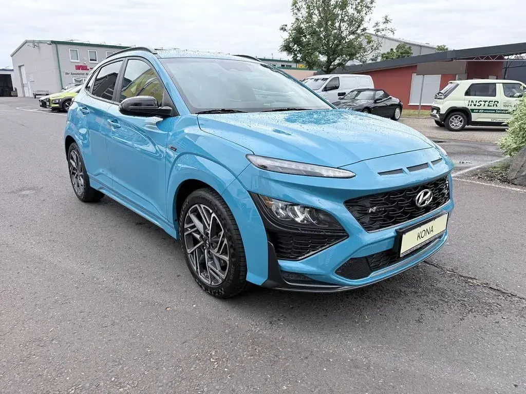 Gebraucht Hyundai Kona N Line 120 PS (88 kW) 2023 Blau SUV