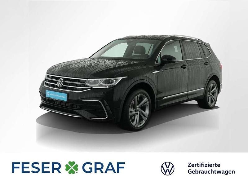Gebraucht VW Tiguan Allspace R-line 150 PS (110 kW) 2023 Deep black perleffekt SUV