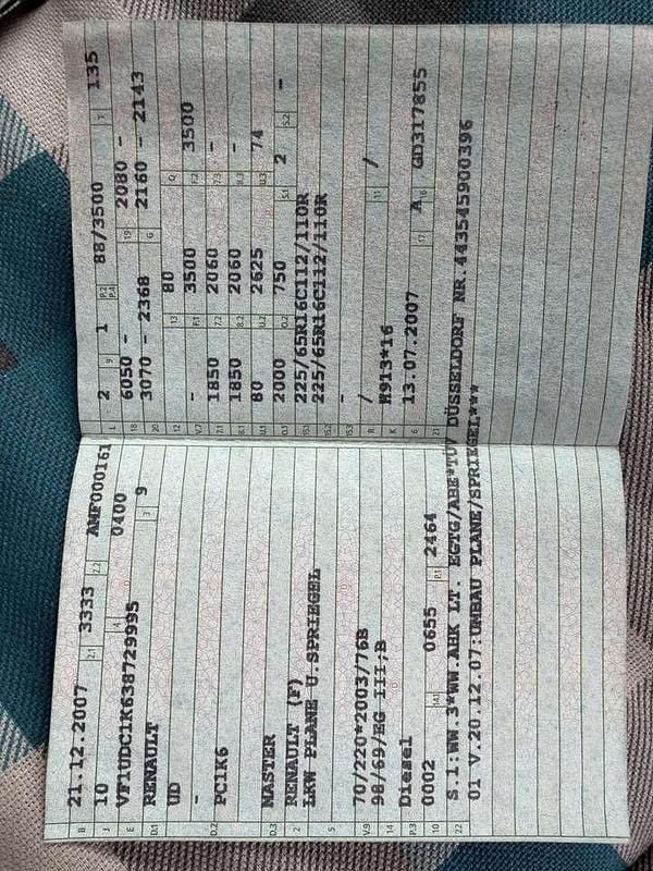 Gebraucht Renault Master 120 PS (88 kW) 2007 Blau Van