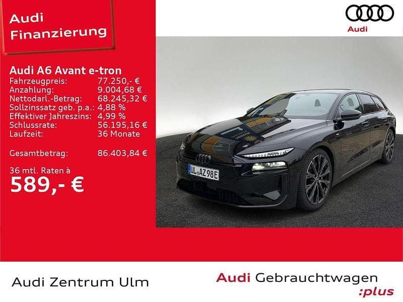 Gebraucht Audi A6 e-tron Performance 269 kW (367 PS) 2025 Mythosschwarz metallic Kombi