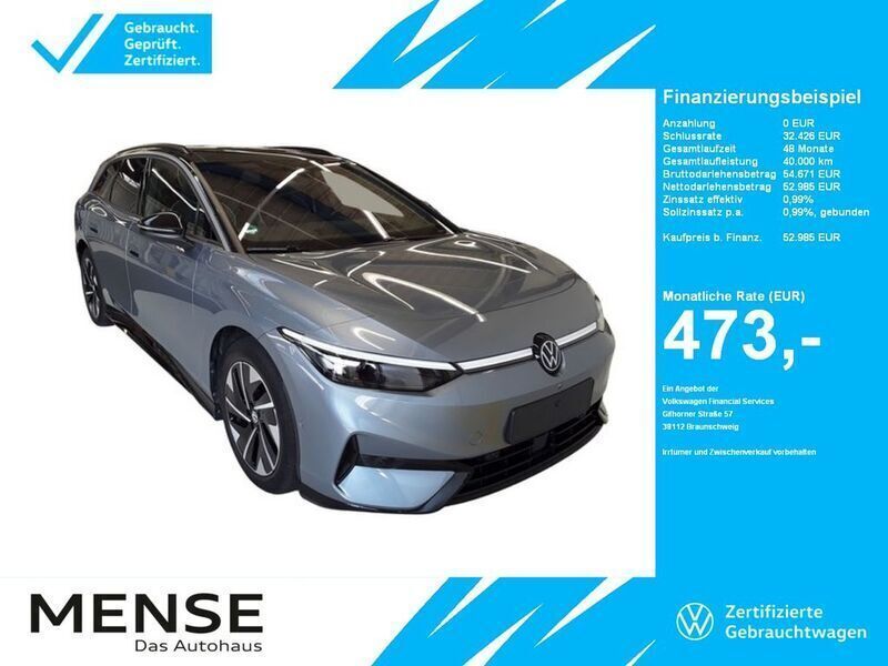 Stonewashed blue Gebraucht 2024 VW ID.7 Pro Limousine | 52.985 € (Teuer) - Bild 1/4