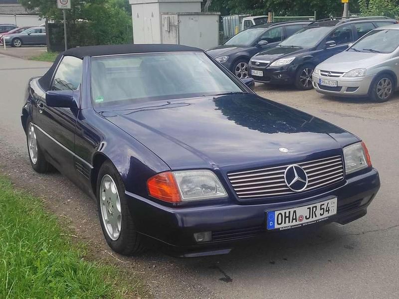 Gebraucht Mercedes SL320 231 PS (169 kW) 1993 Blau Cabrio