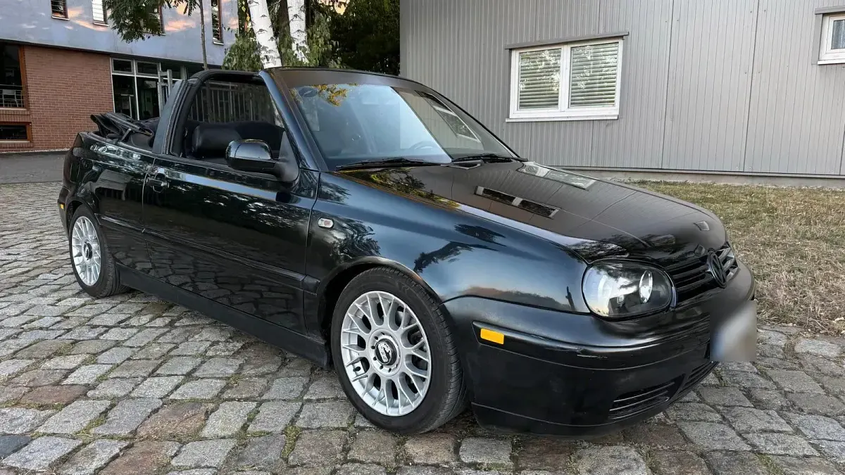 Gebraucht VW Golf Cabriolet 101 PS (74 kW) 2000 Schwarz Cabrio